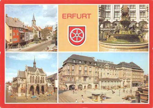 Erfurt Mehrbildkarte gl 180.606