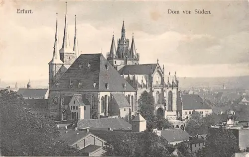 Erfurt Dom von Süden ngl 180.603