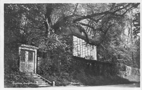Weimar Goethes Gartenhaus gl1927 180.613