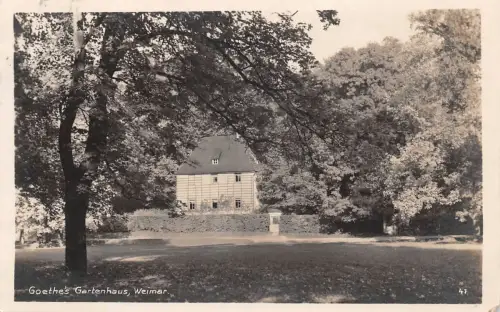 Weimar Goethes Gartenhaus gl1928 180.612