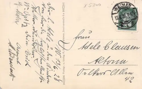 Weimar Goethes Gartenhaus gl1928 180.612