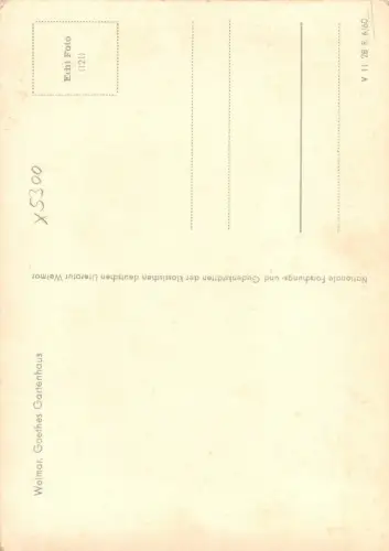 Weimar Goethes Gartenhaus ngl 180.614