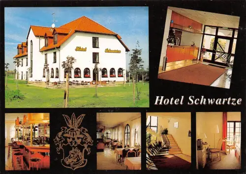 Weimar-Gelmeroda Hotel Schwartze Mehrbildkarte ngl 180.630