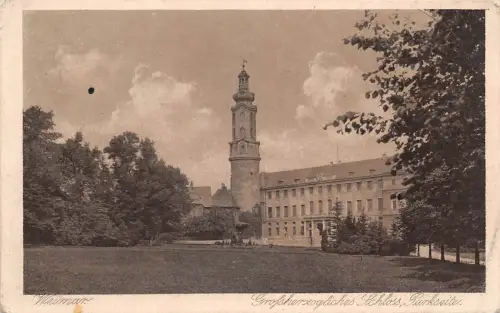 Weimar Großherzogl.Schloss Parkseite ngl 180.624