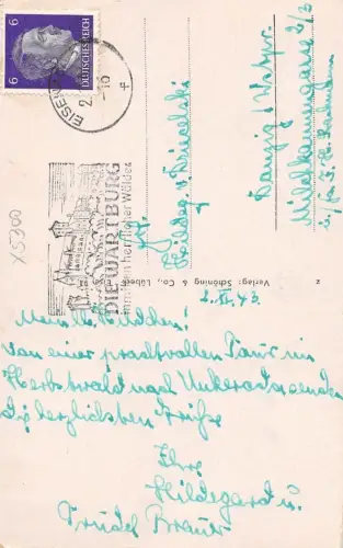 Eisenach Lutherhaus Seitenansicht gl1943 180.626