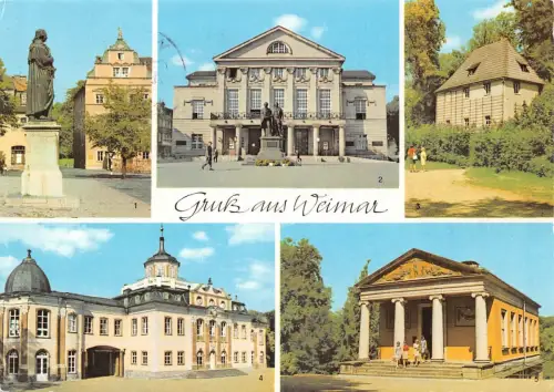 Weimar Mehrbildkarte gl1980 180.634