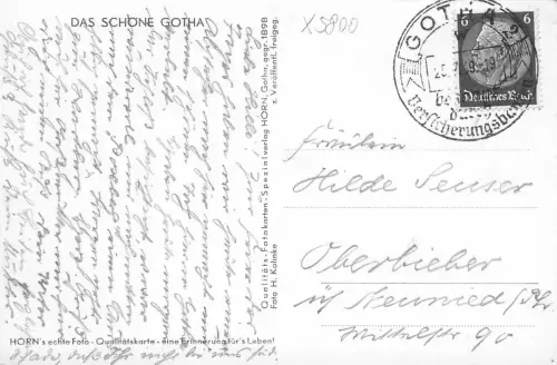 Gotha Schloß Friedenstein Thronsaal gl1939 180.641