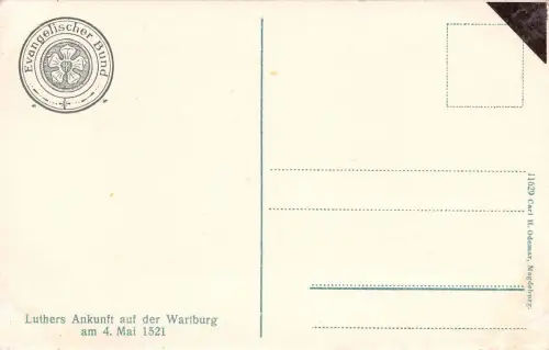 Eisenach Luther´s Ankunft auf der Wartburg ngl 180.670