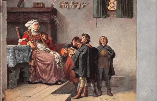 Eisenach Luther als Kurrende-Sänger ngl 180.665