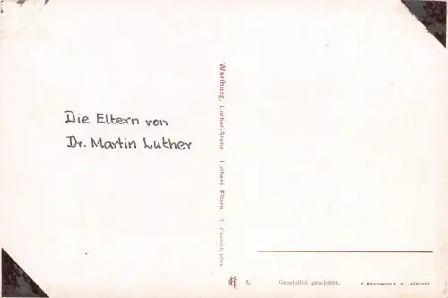 Eisenach Die Eltern von Luther ngl 180.664