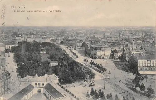 Leipzig Blick vom neuen Rathausturm gl1905 180.683