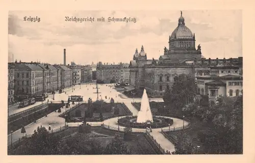 Leipzig Reichsgericht mit Schmuckplatz ngl 180.694