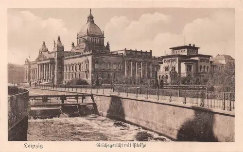 Leipzig Reichsgericht mit Pleiße ngl 180.695