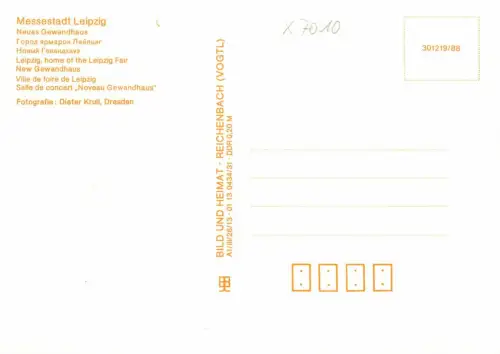 Leipzig Neues Gewandhaus ngl 180.713