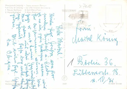 Leipzig Mehrbildkarte gl 180.744