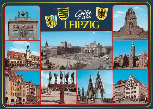 Leipzig Mehrbildkarte ngl 180.743