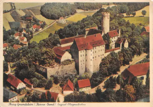 Burg Gnandstein bei Kohren Fliegeraufnahme gl1938 180.758