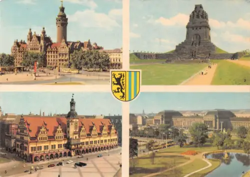 Leipzig Mehrbildkarte ngl 180.745