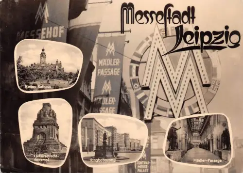 Leipzig Mehrbildkarte gl1961 180.752