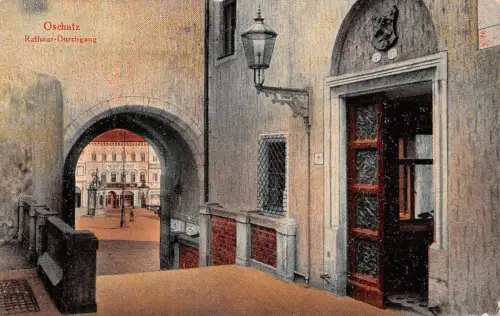 Oschatz Rathaus-Durchgang ngl 180.766