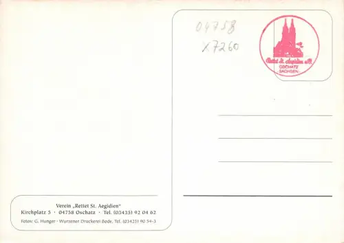 Oschatz Mehrbildkarte Teilansichten ngl 180.770