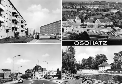 Oschatz Mehrbildkarte Teilansichten ngl 180.773