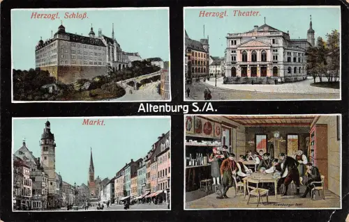 Altenburg S.-A. Mehrbildkarte ngl 180.784