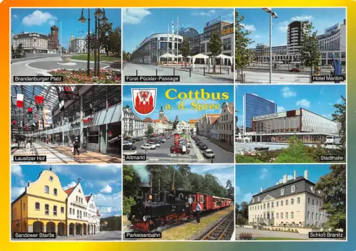 Cottbus Mehrbildkarte gl1999 180.794