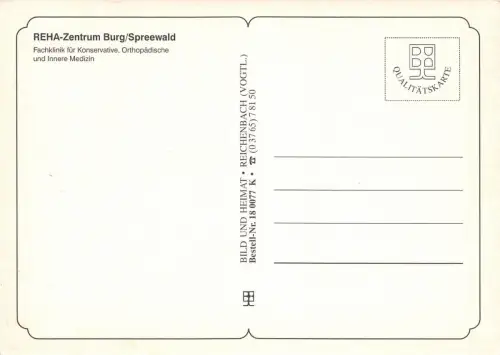 Burg (Spreewald) REHA-Zentrum ngl 180.796