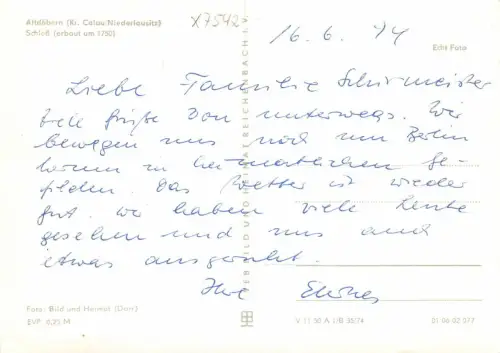 Altdöbern Schloß gl1974 180.800