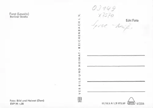 Forst (Lausitz) Berliner Straße ngl 180.807