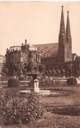Dresden Zwinger mit Sophienkirche ngl 180.840