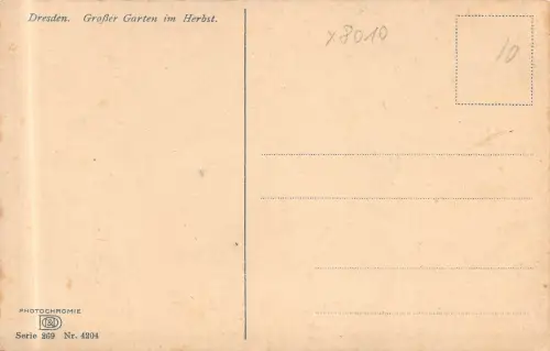 Dresden Großer Garten im Herbst ngl 180.833