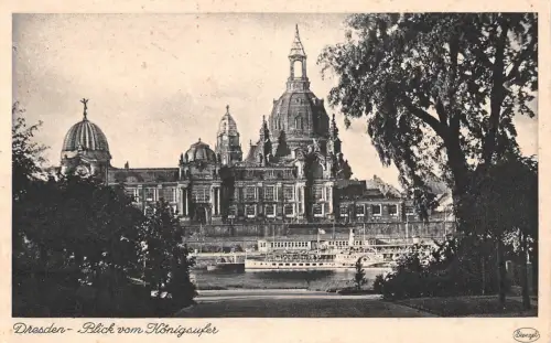 Dresden Blick vom Königsufer ngl 180.844