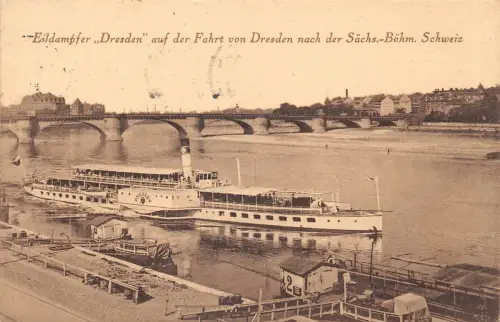 Dresden Elbdampfer "Dresden" gl1930 180.848