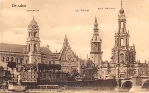 Dresden Ständehaus Schloß Hofkirche ngl 180.851