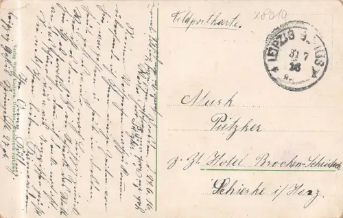Dresden Preislied auf Dresden feldpgl1916 180.835