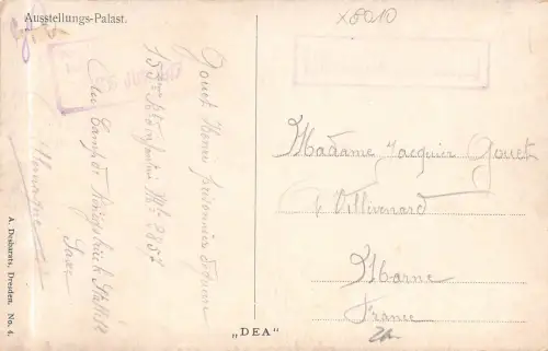 Dresden Ausstellungspalast feldpgl1917 180.846