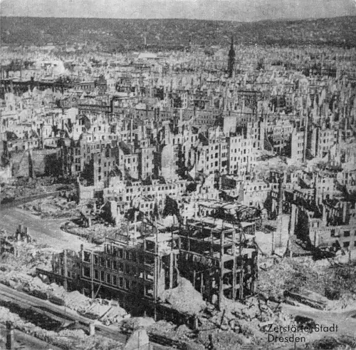 Dresden Zerstörtes Dresden, keine AK! ngl 180.859