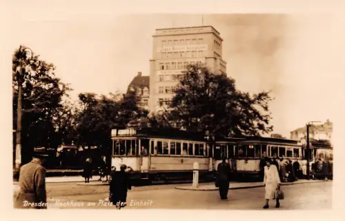 Dresden Hochhaus am Platz der Einheit ngl 180.855