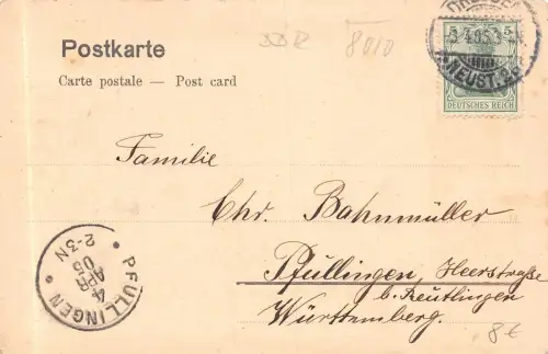 Dresden Hauptstraße gl1905 180.857