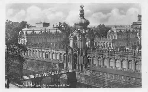 Dresden Zwinger Blick vom Palast-Hotel ngl 180.865