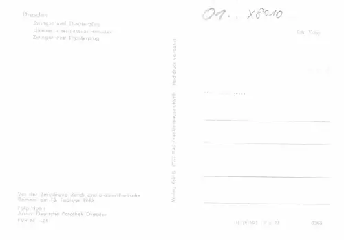 Dresden Zwinger und Theaterplatz ngl 180.867