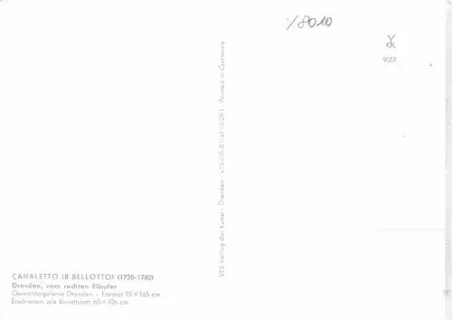 Dresden vom rechten Elbufer ngl 180.877