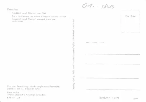 Dresden Neustadt und Altstadt von sw ngl 180.892