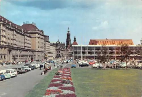 Dresden Altmarkt mit Kulturpalast gl1973 180.895