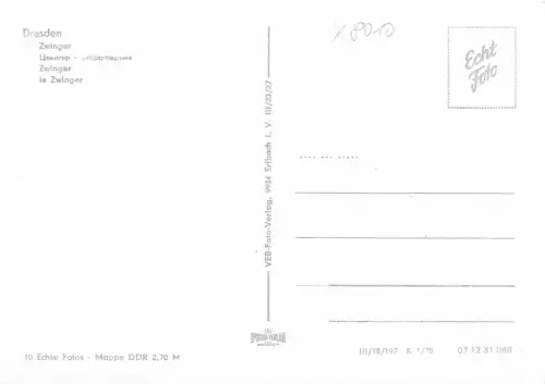 Dresden Zwinger ngl 180.863