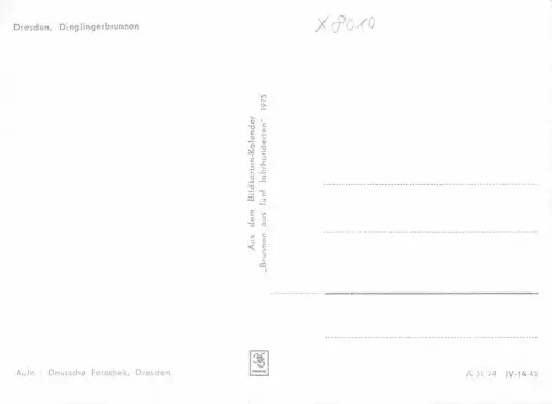Dresden Dinglingerbrunnen ngl 180.878