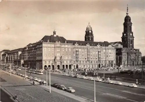 Dresden Altmarkt mit Kreuzkirche gl 180.901