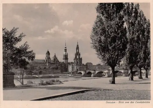 Dresden Blick von der Carolabrücke ngl 180.911